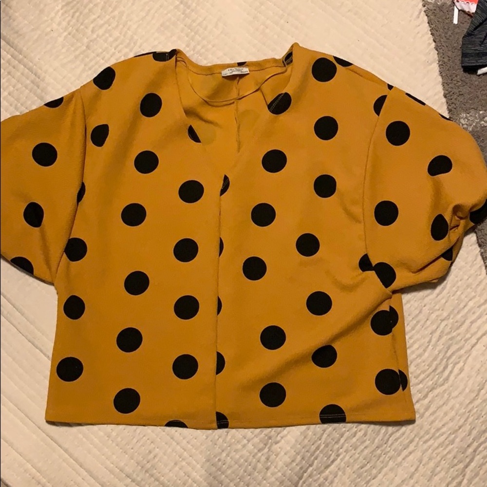 Zara short sleeve blouse